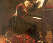 托马斯 伊肯斯 : Home Scene (The Sisters of the Artist)